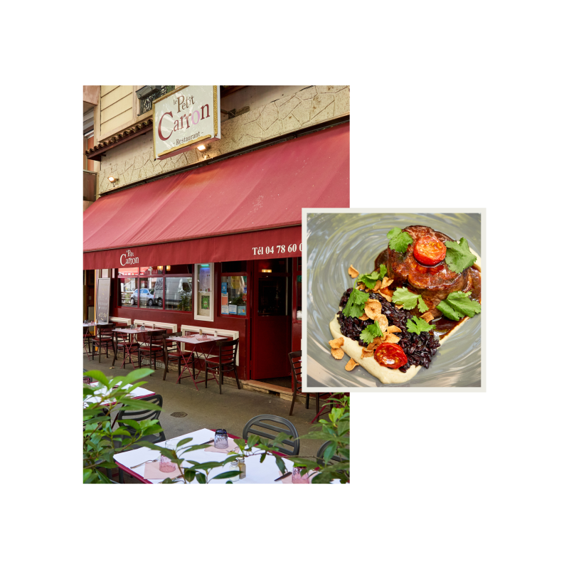 Le restaurant - Le Petit Carron - restaurant Lyon - Restaurant Place Garibaldi